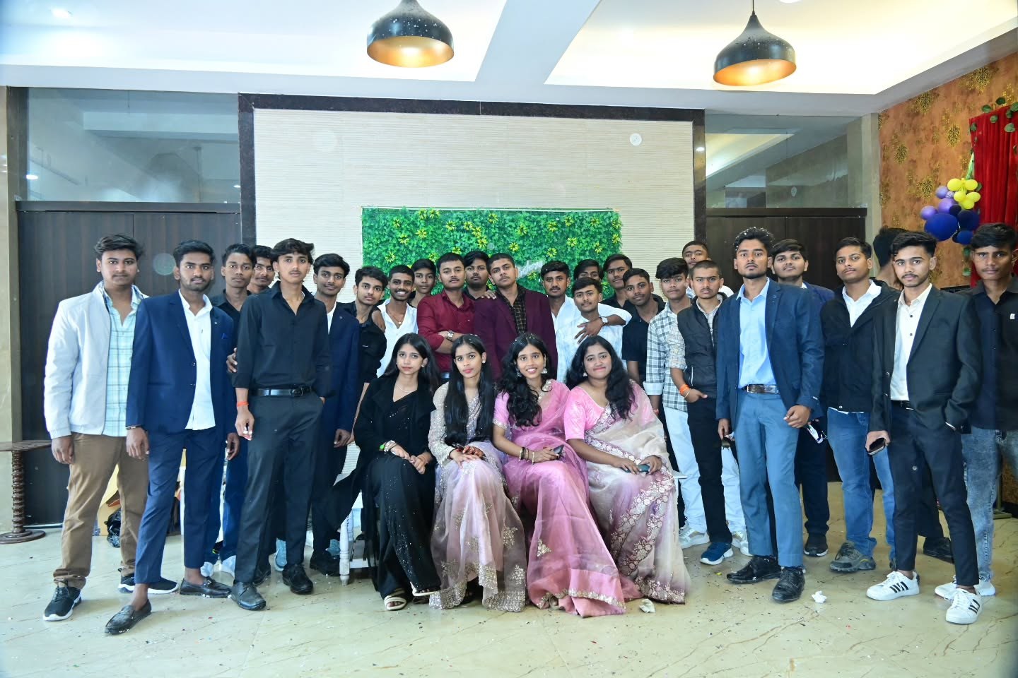 The last group photo of the Class X 2025-26 batch of St. John's Academy, Manpura Mahua